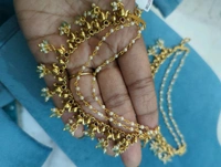 Chepa Swarelu Ear Chains - Vz, green