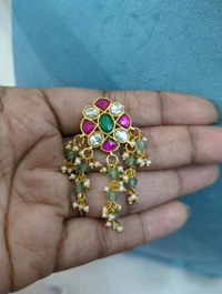 Jadue Kundan Earrings  - Vz