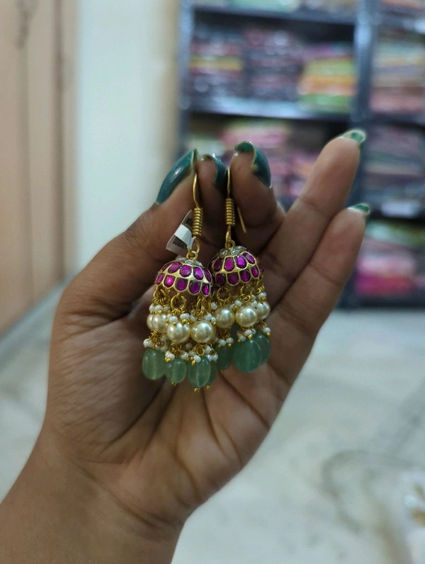 Jadau Kundan Hanging  - Vz