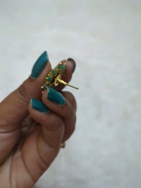 Ear Studs  - Vz, Green