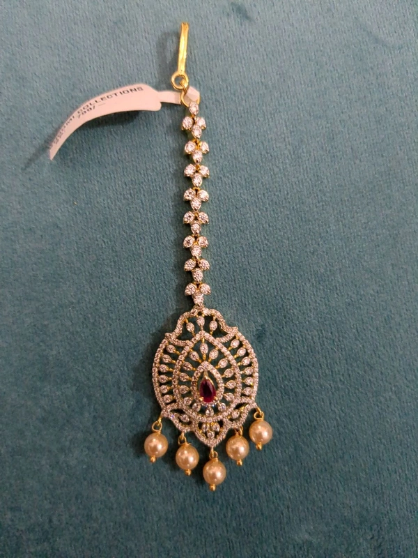 Diamond Replice Mang tikka - pink, Vz