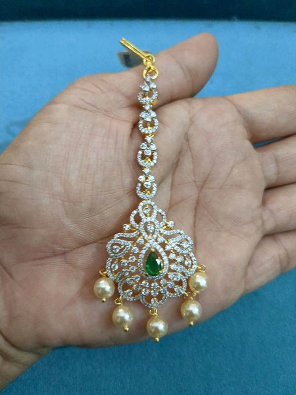 Diamond Replica Manga Tikka  - Vz, green