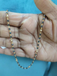 Black Diamonds With Gold Swarovski Pearl 