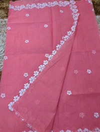 Pure Cotton Kota Embroidery  - Wild Watermelon