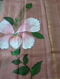 Pure Sulk Kota Handpainted - Tan