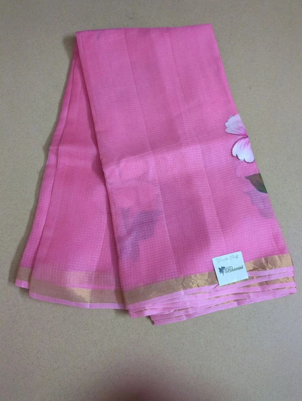 Pure Sulk Kota Handpainted - Blush Pink