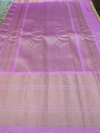 Pure Handloom Premium Gadwal Pattu With Kanchi Boards  - Tusk