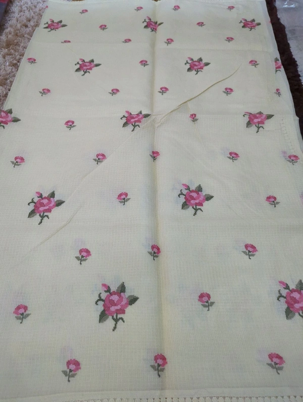 Kota Embroidery  - Cream