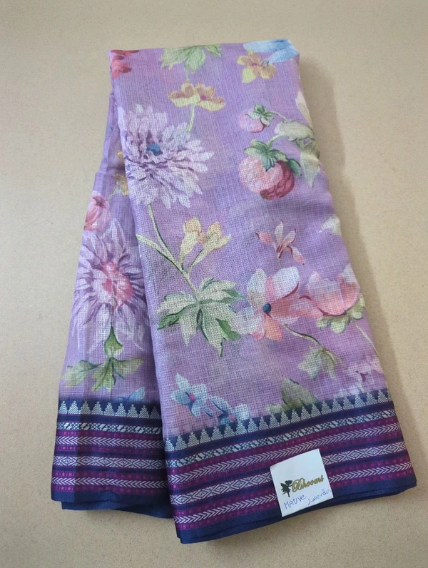 Pure Cotton Kota Vidarbha  - Mauve