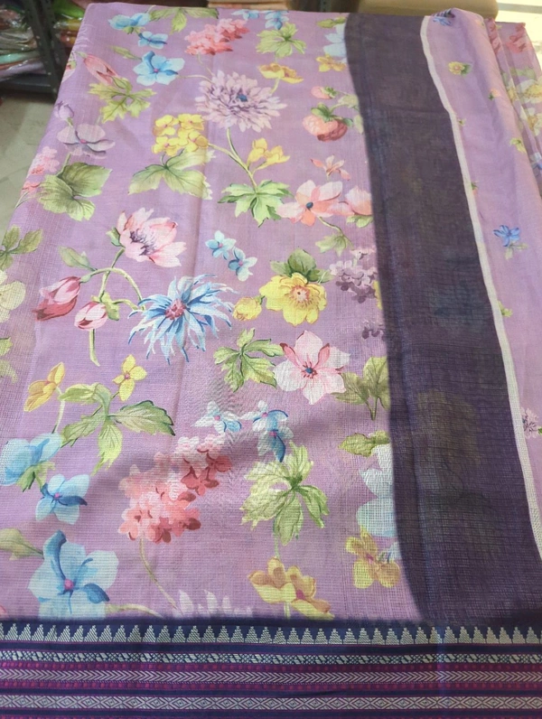 Pure Cotton Kota Vidarbha  - Mauve