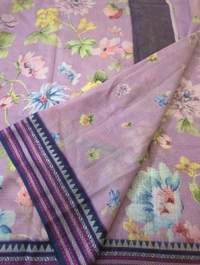 Pure Cotton Kota Vidarbha  - Mauve