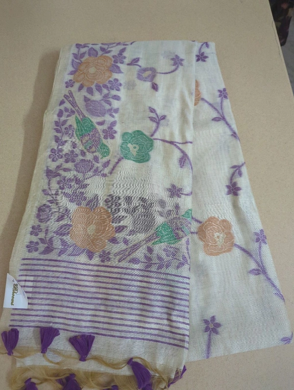 Soft Jamdhani - Lavender