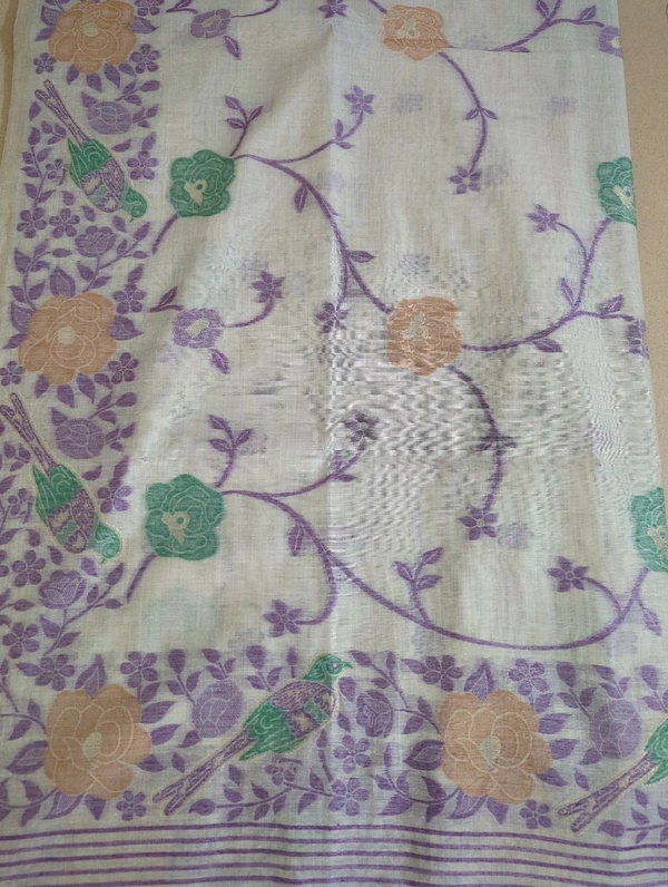 Soft Jamdhani - Lavender