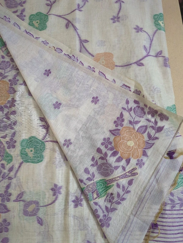 Soft Jamdhani - Lavender