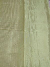 Soft Russian With Desiner Ready Made Blouse  - Mint Green