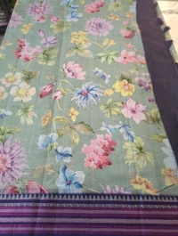 Pure Cotton Kota Vidarbha  - Snowy Mint