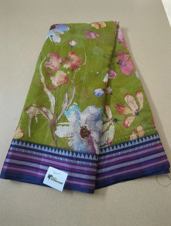 Pure Cotton Kota Vidarbha  - green