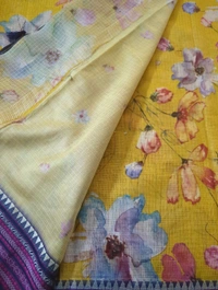 Pure Cotton Kota Vidarbha  - Gold