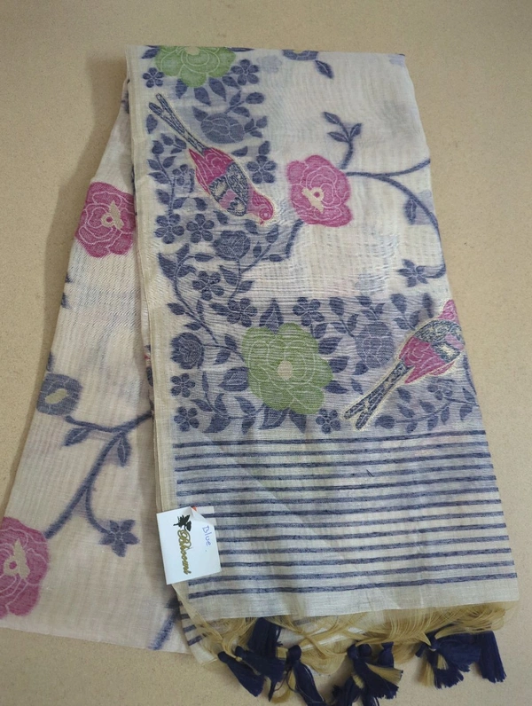 Soft Jamdhani - Blue