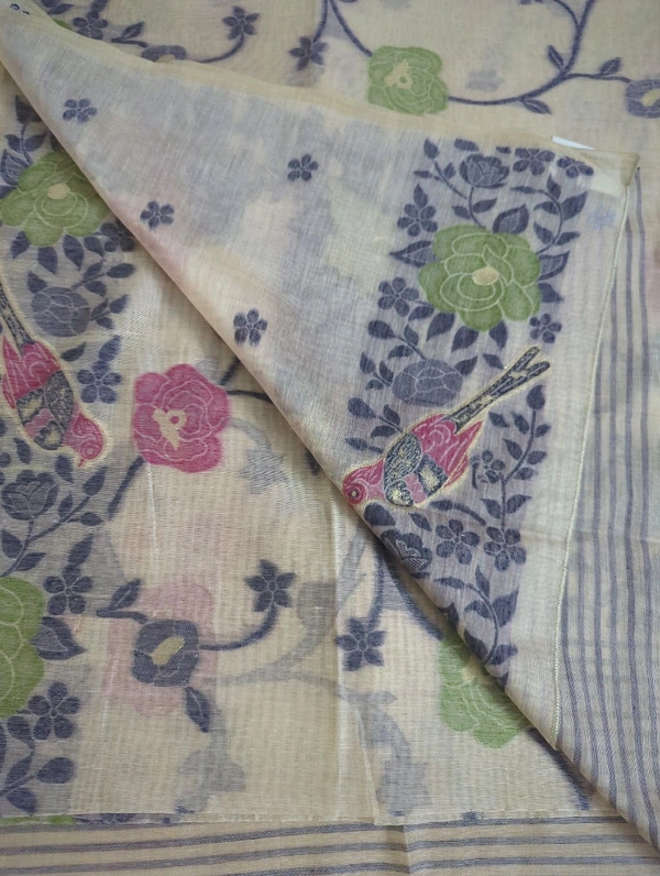 Soft Jamdhani - Blue