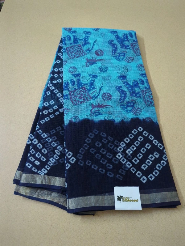 Pure Cotton Kota - sky blue