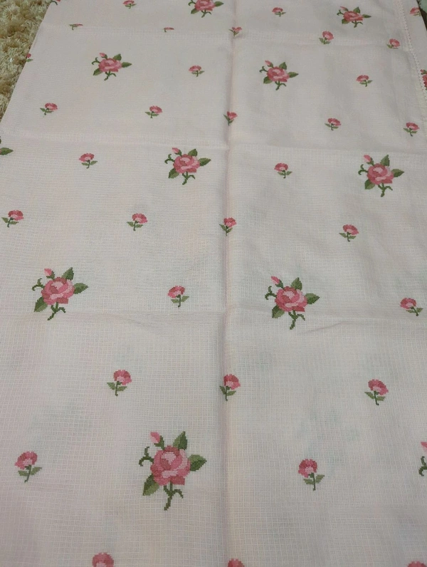 Kota Embroidery  - Pink Lace