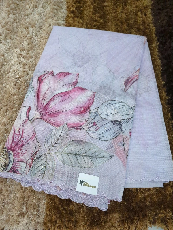 Silk Kota Work  - Lilac