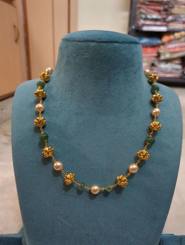 Nakshi Ball With Swarovski Mala - Vz