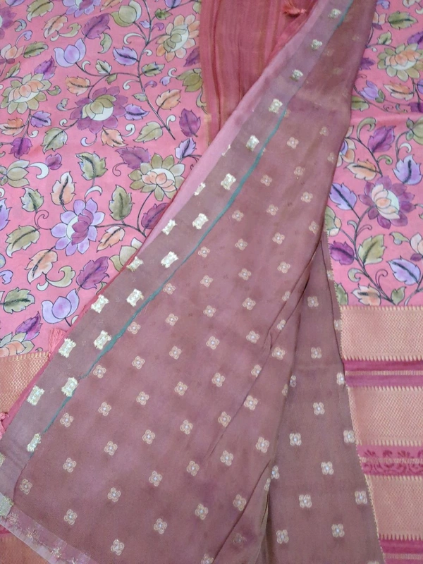 Mysore Crepe Designer  - Wild Watermelon 4