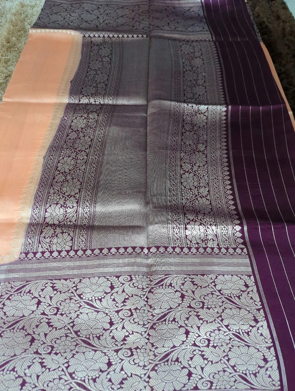 Pure Handloom Raw Mango  - Mona Lisa