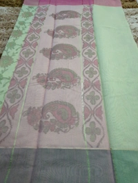 Soft Chanderi  - Snowy Mint 2