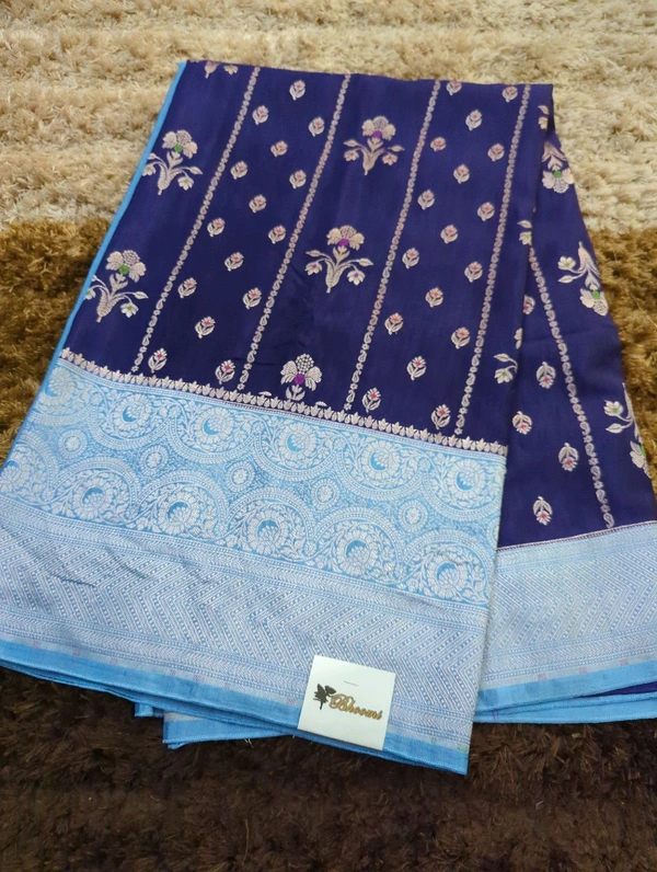 Pure Mango Mushru  - Navy Blue