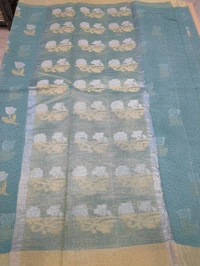pure cotton kota weaving - Jungle Mist