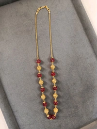 Real Pumpkin And Gold Ball Making Chain 