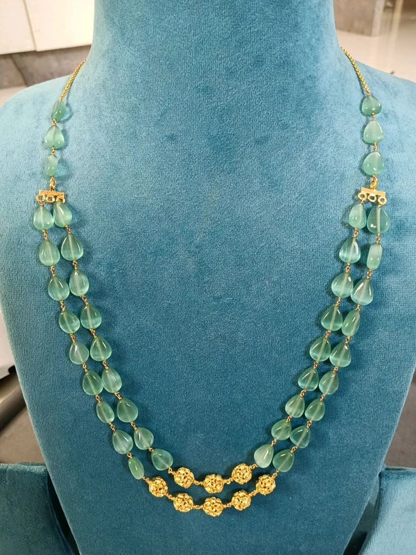 Monalisa And Gold Balls Mala