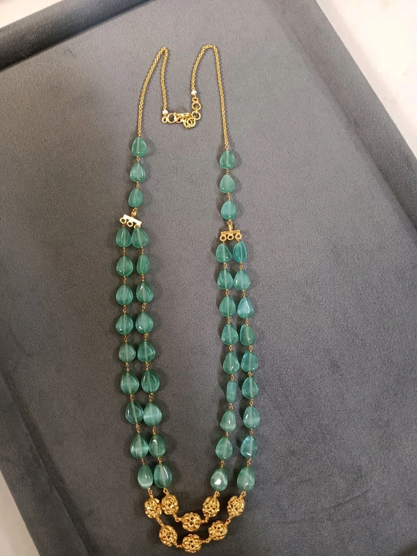 Monalisa And Gold Balls Mala