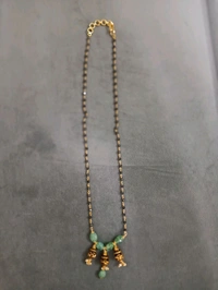 Black Diamonds With Kalasam And Russian Beads