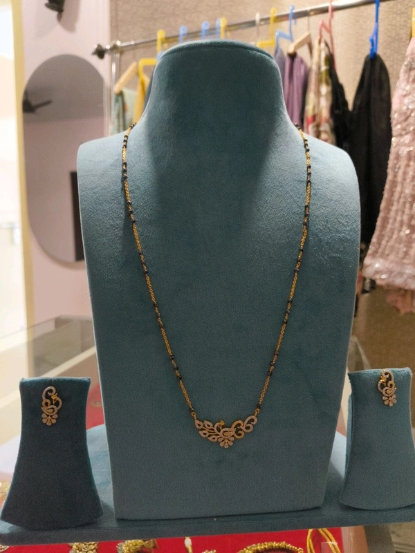 Black Diamonds With Diamond Copy Pendent  - 1 Week Dispatch Time, Vz