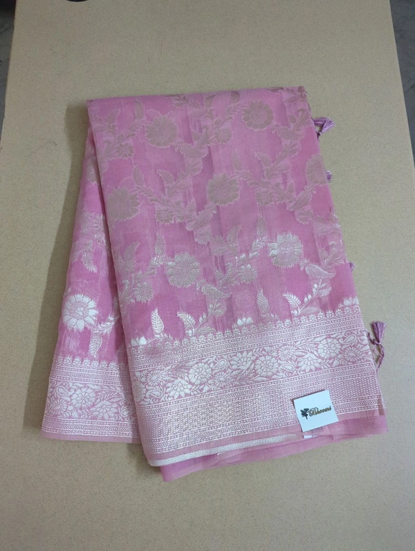 Soft Beneras Weaving  - Pink Lace