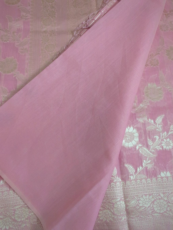 Soft Beneras Weaving  - Pink Lace