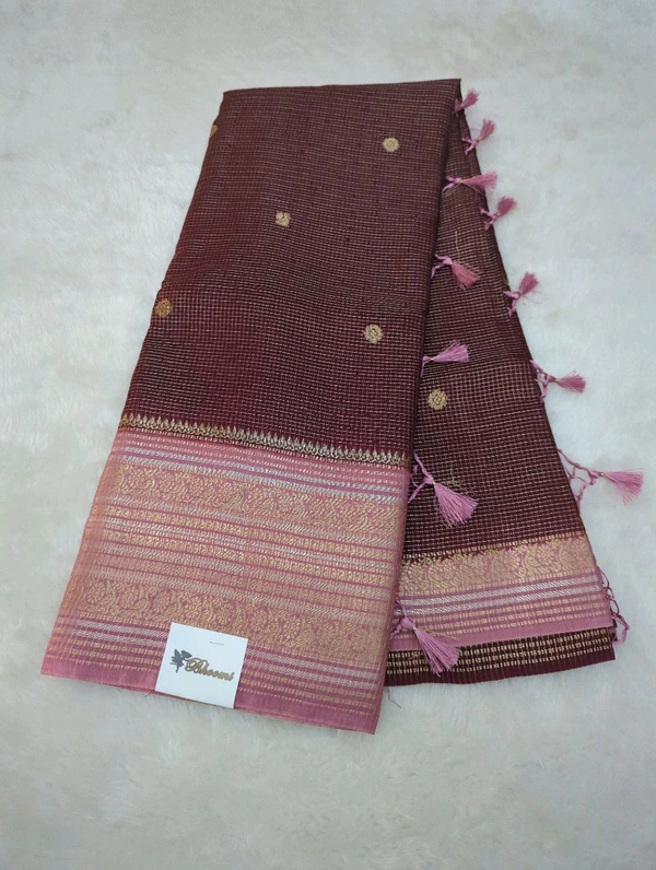 Dola Kanchi Check's  - Maroon