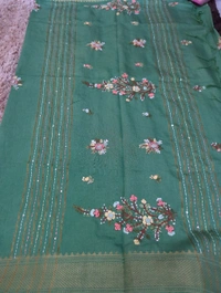 Bhagalpuri Handwork  - green