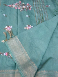 Bhagalpuri Handwork  - green