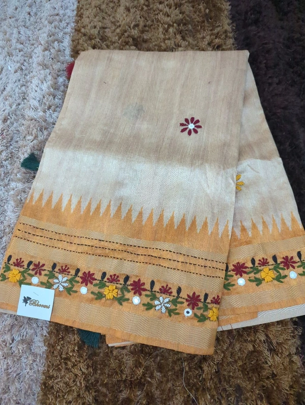 Tusser Lambani Work  - Gold