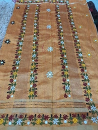 Tusser Lambani Work  - Gold