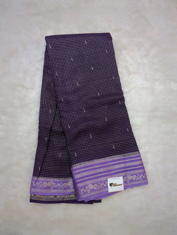 Dola Kanchi Check's  - Pigment Indigo