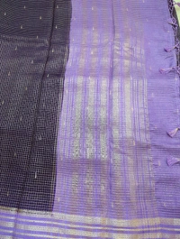 Dola Kanchi Check's  - Pigment Indigo