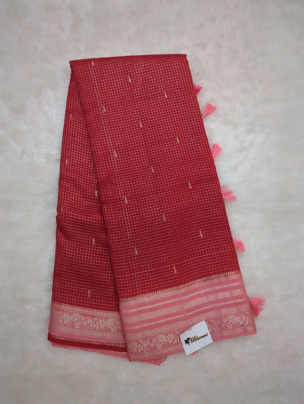 Dola Kanchi Check's  - Red