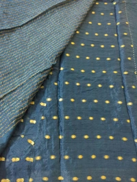 Pure Chinnon Embroidery  - Blue