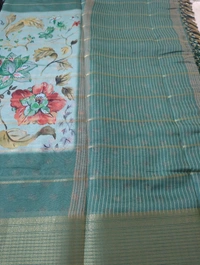 Soft Georgette Organza  - green